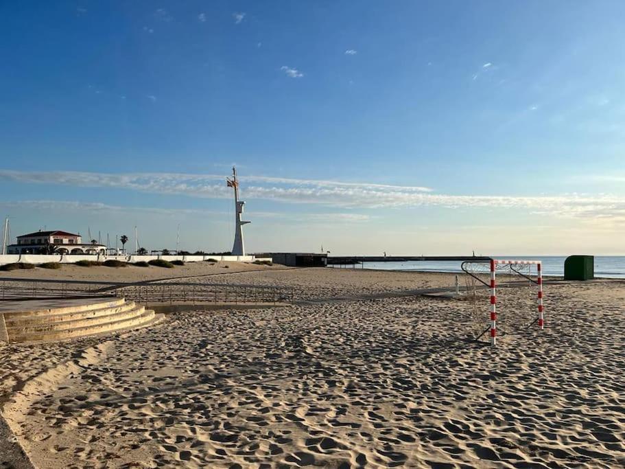 Casa De Pescadores - Primera Linea De Playa Valencia Eksteriør billede